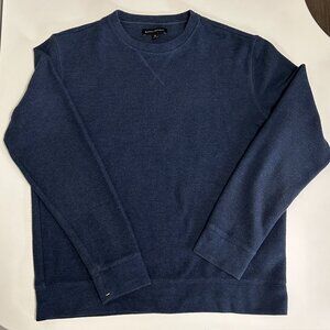 Banana Republic Men's Navy Blue Knit Sweater, Size Medium, Used Condition